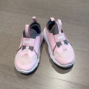 Nike Flex Runner Kids Pink and Gray Sneakers 10c